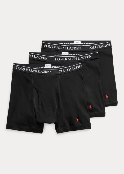 Men's Polo Ralph Lauren Cotton 3-Pack Briefs | 598342AUK